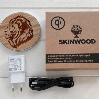 Беспроводная зарядка для телефона от SkinWood
SkinWood Fast Charger – беспроводн. . фото 5