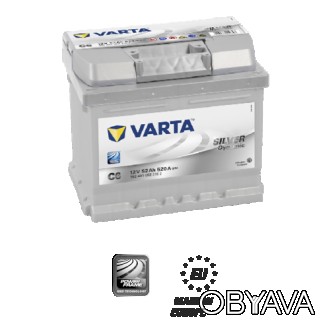 Аккумуляторы торговой группы VARTAцена указана за 6СТ-52  Silver Dynamic 552 401. . фото 1