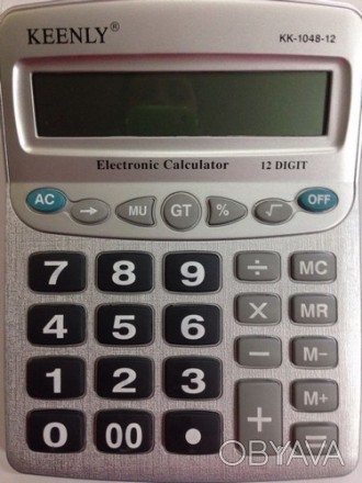 Калькулятор Kenko 1048 производит простые математические операции с числами: сум. . фото 1