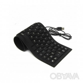 Гибкая силиконовая клавиатура flaxable KEYBOARD X3Эту уникальную клавиатуру дейс. . фото 1