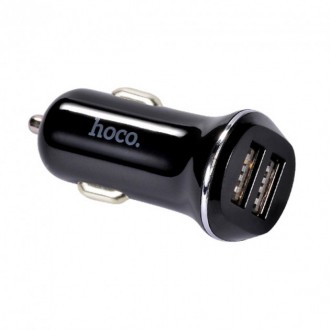 Адаптер HOCO Z1 Car 2-USB отлично подойдёт тем, кто проводит много времени в дор. . фото 3