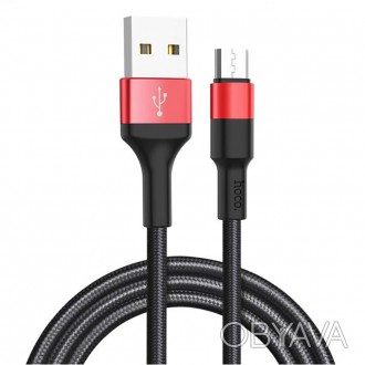 Кабель HOCO X26 USB-MicroUSB DATA служит для сопряжения различных цифровых и эле. . фото 1