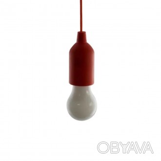 Лампа фонарь BAILONG BL-15418, светодиодная на шнурке, красная Не нуждается в эл. . фото 1