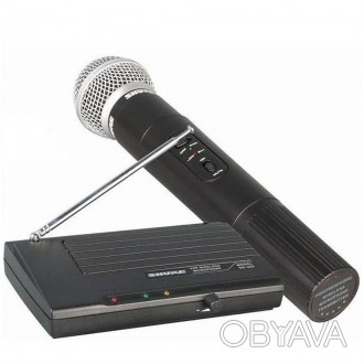 SH 200 радиосистема с ручным радиомикрофоном SM 58. Подойдет для вокала, пения к. . фото 1