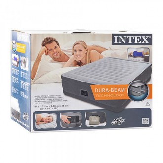 
Надувная кровать велюр с насосом 220V Intex 64414
На надувной кровати INTEX Вы . . фото 6