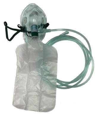 Удлиненная форма кислородной маски «под подбородок» с мешком. Контур маски, повт. . фото 3
