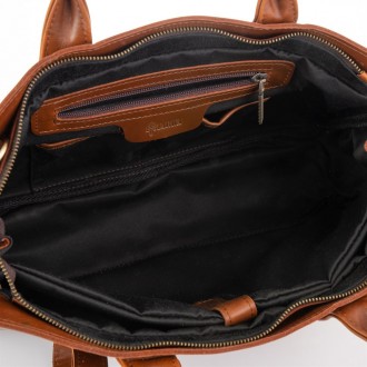 Мужская кожаная сумка для документов GB-7107-3md, от украинского бренда TARWA. Ш. . фото 6