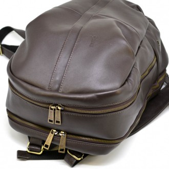 Мужской рюкзак из натуральной телячьей кожи коричневый GC-7340-3md, от украинско. . фото 8