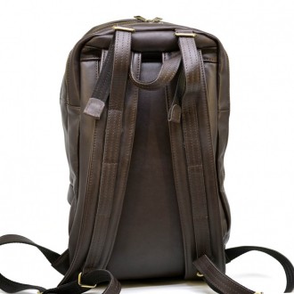 Мужской рюкзак из натуральной телячьей кожи коричневый GC-7340-3md, от украинско. . фото 7