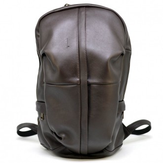 Мужской рюкзак из натуральной телячьей кожи коричневый GC-7340-3md, от украинско. . фото 6