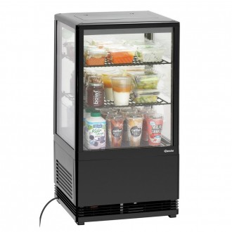 Компактная холодильная витрина в черном цвете емкостью 58 л впечатляет экологичн. . фото 3