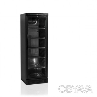 Черный холодильный шкаф Tefcold CEV425-I BLACK предназначен для хранения и демон. . фото 1