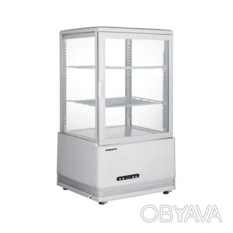 Шкаф холодильный наСтольный стекло с 4-х сторон, 2 полки LED подсветка с двух ст. . фото 1