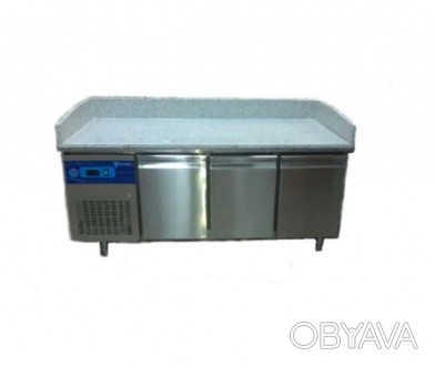 Стол холодильный для пиццы CCPZ800-1800Габариты:1800х800х1800 (гранитная столешн. . фото 1