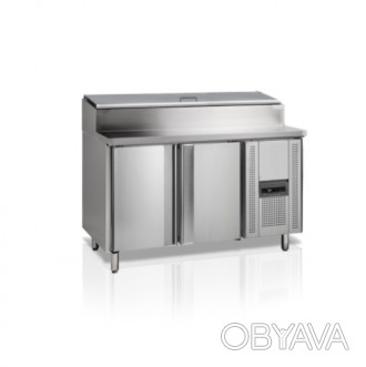  SS7200-P Холодильный стол для приготовления сэндвичей Нержавеющая сталь Охлажда. . фото 1