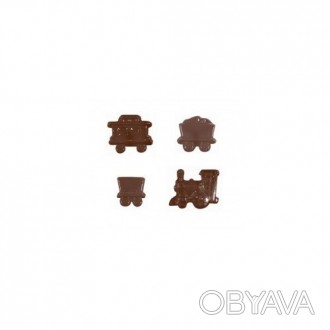 
 Форма для шоколада "Шоколадный паровозик" (90-15332), Количество модел. . фото 1