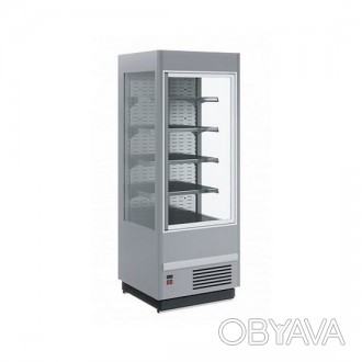 Холодильная витрина Carboma 1930/710 ВХСп-0,6 (FС 20-07 VM 0,6-2 9006-9005) позв. . фото 1