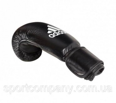 Боксерские перчатки кожаные Adidas Performer профессиональные тренировочные для . . фото 4