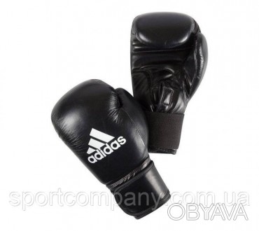 Боксерские перчатки кожаные Adidas Performer профессиональные тренировочные для . . фото 1