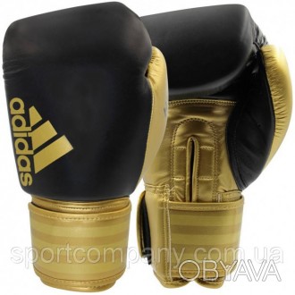 Перчатки боксерские Adidas кожа Hybrid 200 для бокса и единоборств профессиональ. . фото 1