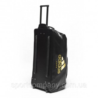 Дорожная сумка на колесах Adidas универсальна и проста в дизайне, предназначена . . фото 2