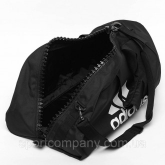 Спортивная сумка-рюкзак 2 в 1 ADIDAS ADIACC058J с белым логотипом Judo черного ц. . фото 4