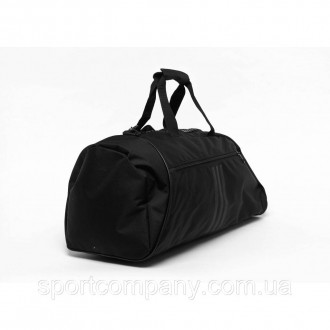Спортивная сумка-рюкзак 2 в 1 ADIDAS ADIACC058J с белым логотипом Judo черного ц. . фото 3