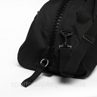 Спортивная сумка-рюкзак 2 в 1 ADIDAS ADIACC058J с белым логотипом Judo черного ц. . фото 4