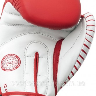 РОЗМІР В НАЛИЧІ 12 OZ
Рукавички Adidas з ліцензією Wako для боксу та кікбоксингу. . фото 7