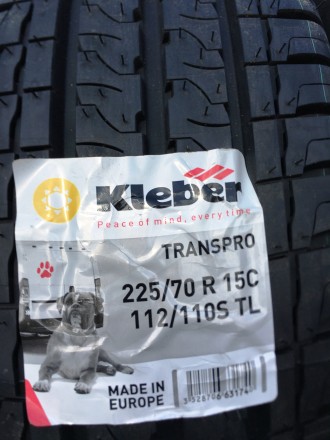Продам НОВЫЕ летние шины:
225/70R15C 112/110S Transpro Kleber (бренд Франция, п. . фото 3