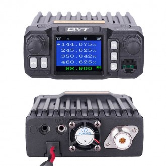 Рація автомобільна QYT KT-7900D + USB-кабель, 4 діапазони VHF/UHF, 10/25W, 200ch. . фото 4