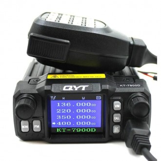 Рація автомобільна QYT KT-7900D + USB-кабель, 4 діапазони VHF/UHF, 10/25W, 200ch. . фото 3