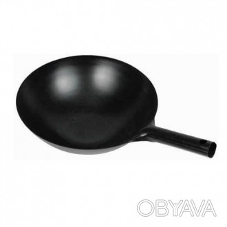 Сковорода ВОК WOK-34 Сковорода ВОК (китайской кухни), диаметр 35,5 см., толщина . . фото 1