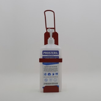 Локтевой дозатор c антисептиком Prosteril 1л EDW1K WP красный RAL 3020
Настенный. . фото 5