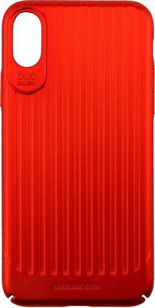 Чехол-накладка Usams Trunk Series Apple iPhone X Red. Хмельницький. фото 1 Чехол-накладка Usams Trunk Series Apple iPhone X Red. Хмельницький. фото 1