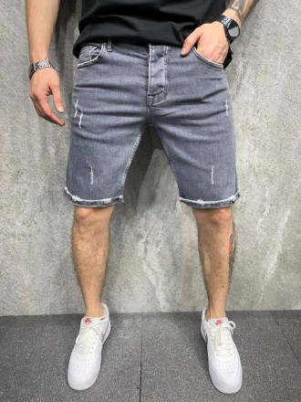 
 
 Стильные джинсовые шорты
Хит этого лета
Отличное качество
Материал: 97% котт. . фото 3