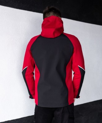 
 
 Мужская куртка Round (бордово-черная) изготовлена из двухслойного материала . . фото 7