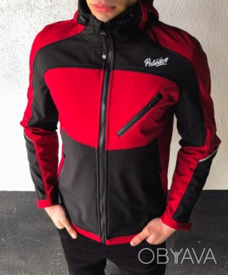 
 
 Мужская куртка Round (бордово-черная) изготовлена из двухслойного материала . . фото 1