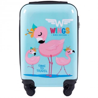 
Предлагаем к покупке детский малый пластиковый чемодан под ручную кладь Wings ". . фото 2