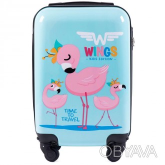
Предлагаем к покупке детский малый пластиковый чемодан под ручную кладь Wings ". . фото 1