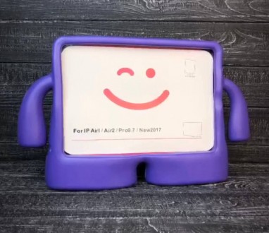 Детский дисней чехол с ручками Apple iPad 7th 10.2" 2019 фиолетовый Дитячий. . фото 9