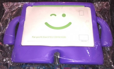 Детский дисней чехол с ручками Apple iPad 7th 10.2" 2019 фиолетовый Дитячий. . фото 6