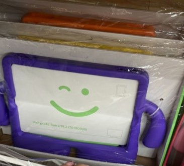 Детский дисней чехол с ручками Apple iPad 7th 10.2" 2019 фиолетовый Дитячий. . фото 3