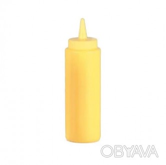Контейнер пластиковый для соуса (желтый) PSB-12Y300 мл, из пластика белого цвета. . фото 1