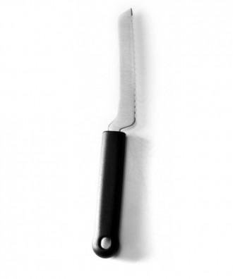 Нож для томатов зубчатое лезвие 110 мм отлично подойдет как для профессиональной. . фото 2
