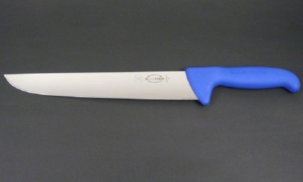 
Нож для боенской разделки туш.
 
Длина лезвия - 260 мм.
 
Нож серии ERGOGRIP — . . фото 3