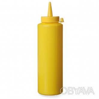 Диспенсер жёлтый для соусов 0,2 л Hendi 558003