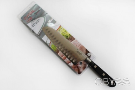 Нож кухонный Santoku Salvinelli CCSA16C L165mm