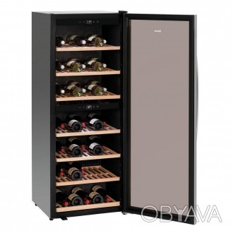 Высококачественный винный холодильник со стильным элегантным дизайном и тихо раб. . фото 1