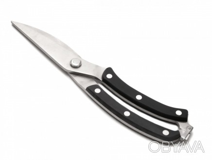 Ножницы поварские ПрофиДлина: 25 см Материал: нержавеющая сталь С ручками из ABS. . фото 1